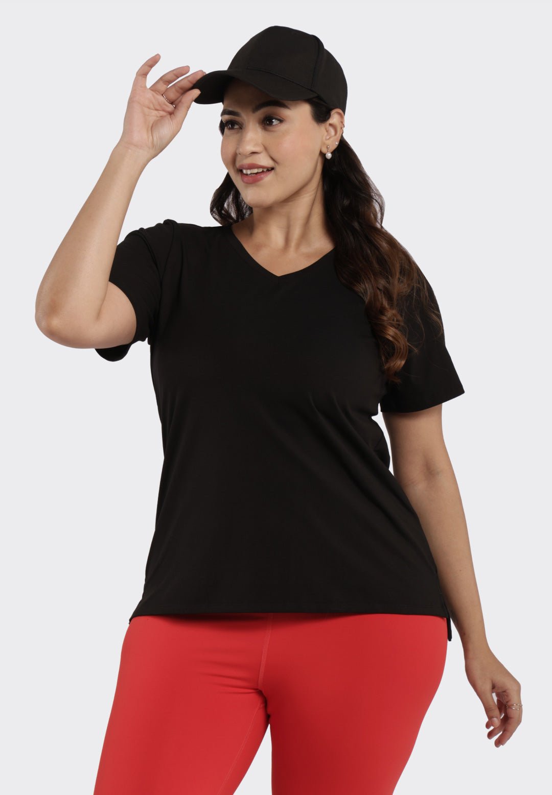 Last Tee - V Neck Half Sleeves - BlissClub