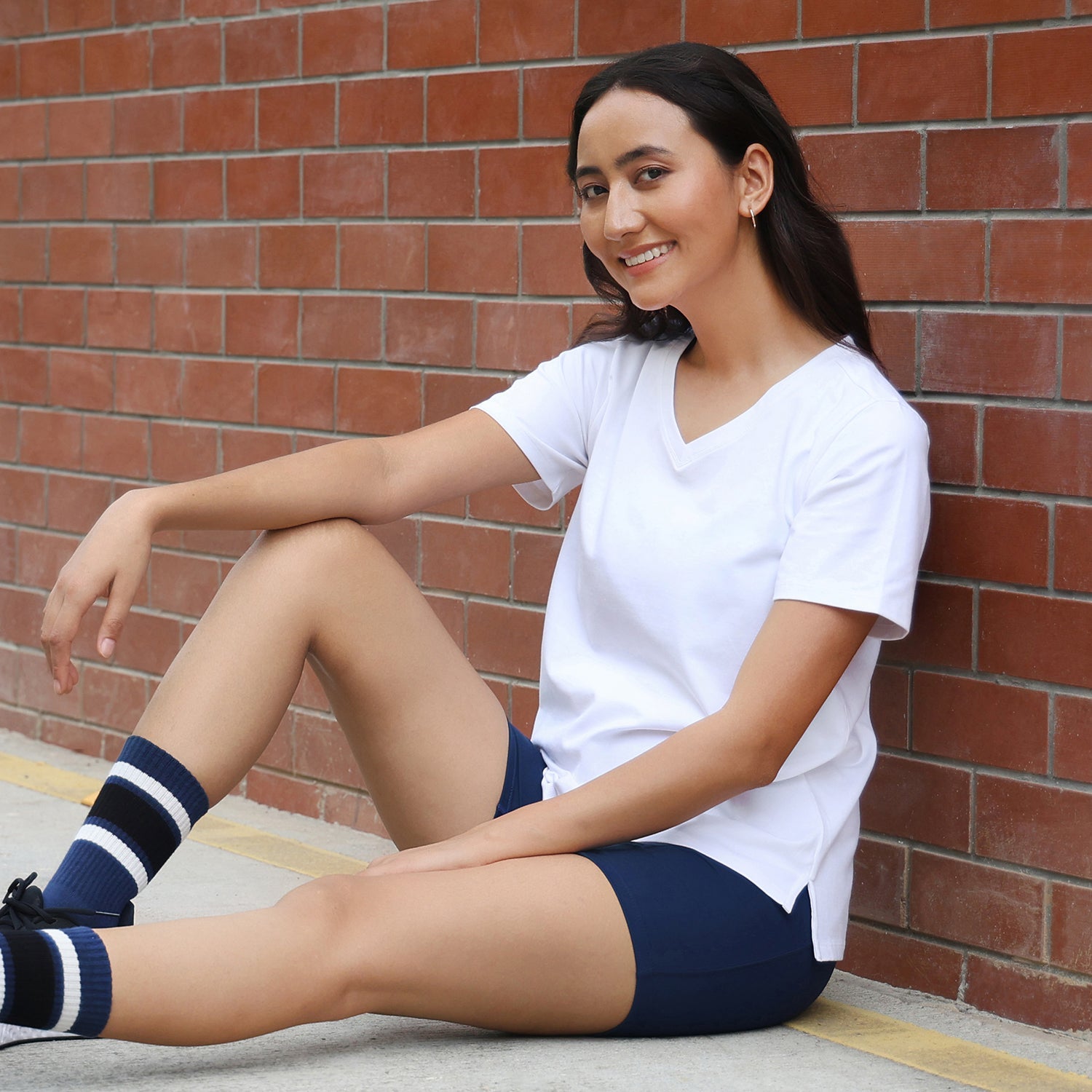 Last Tee - V Neck Half Sleeves - BlissClub