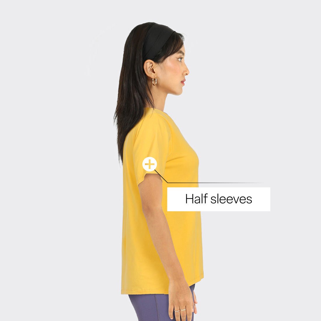 Last Tee - V Neck Half Sleeves - BlissClub
