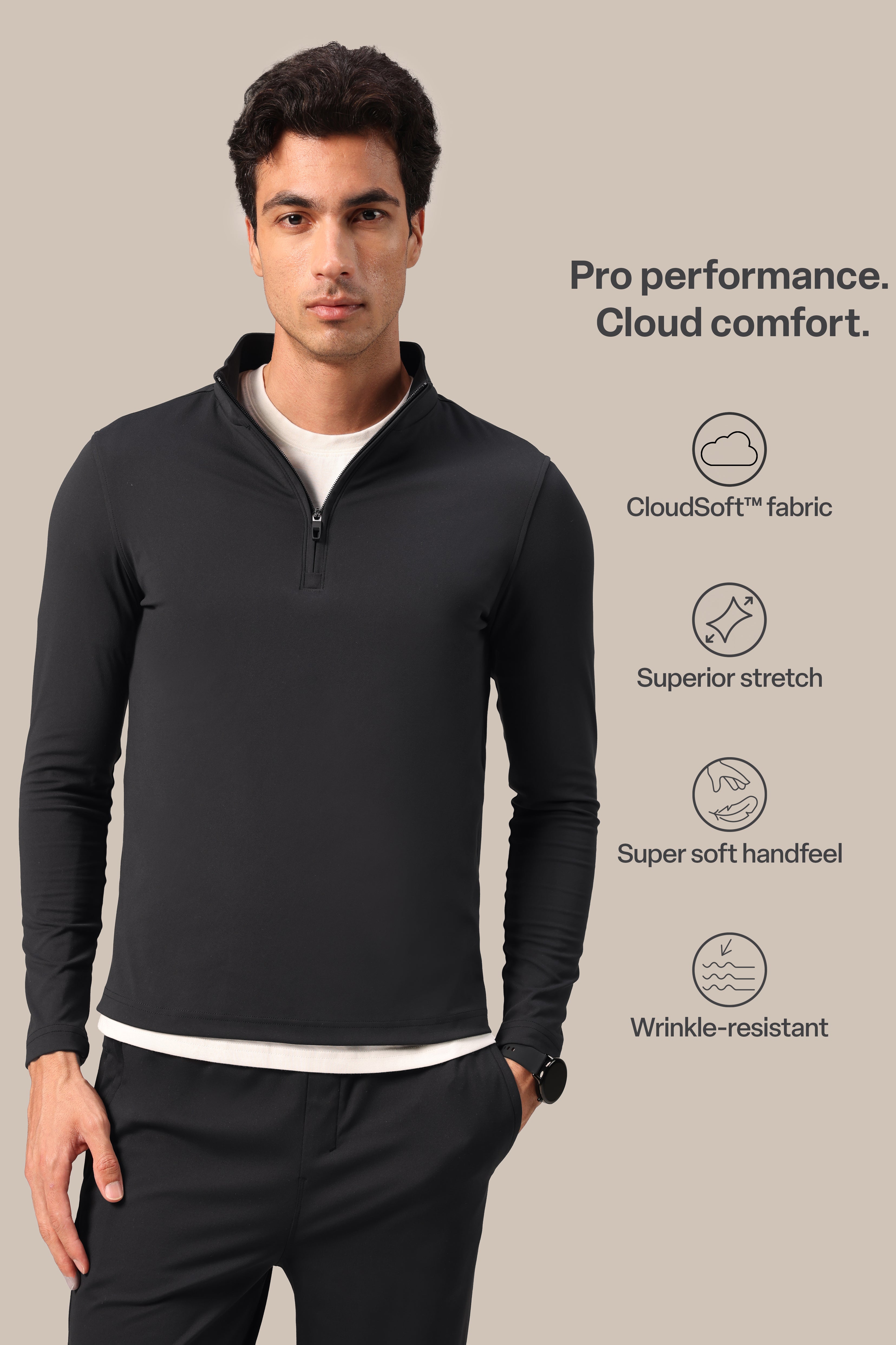 The Cloud Quarter Zip