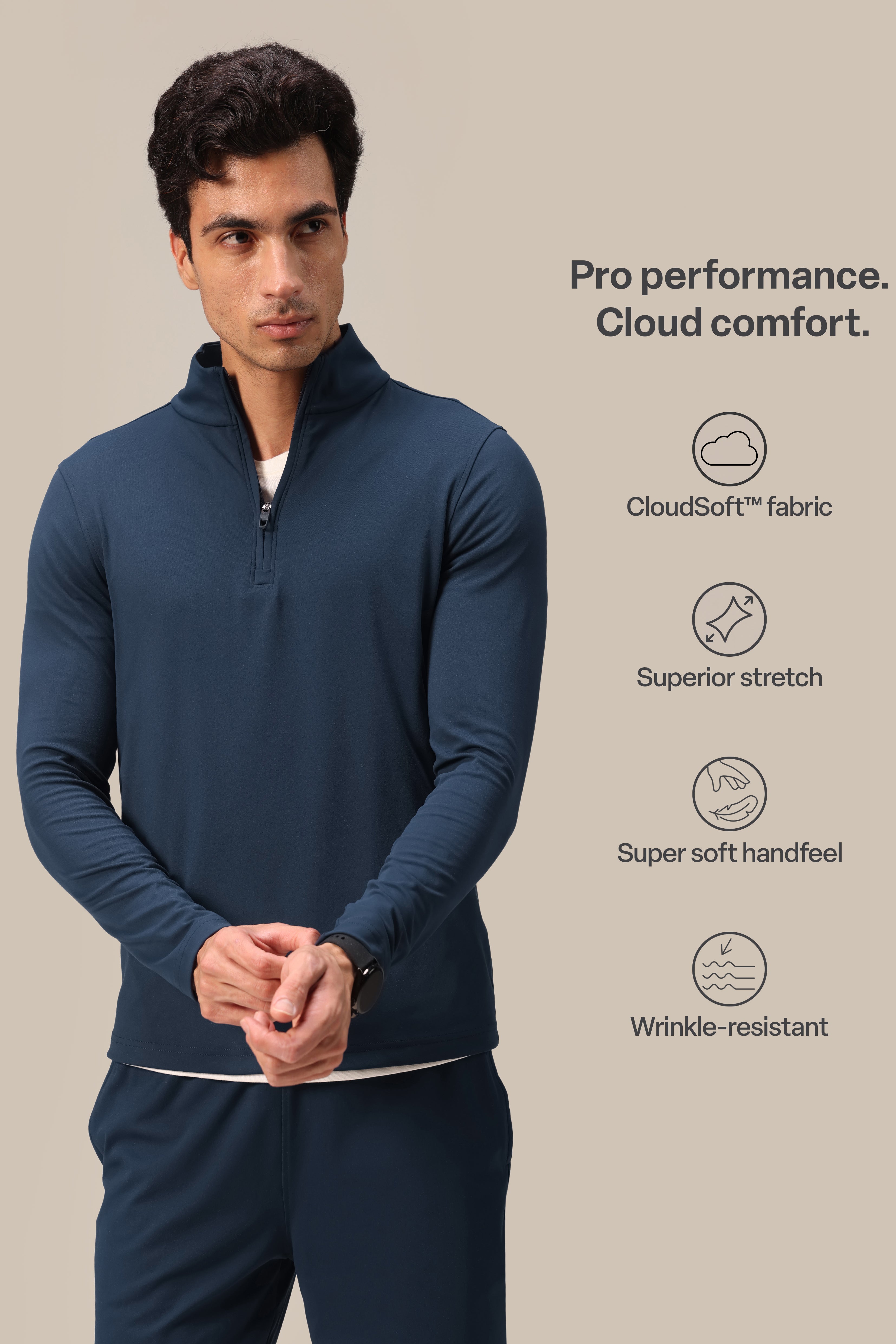 The Cloud Quarter Zip