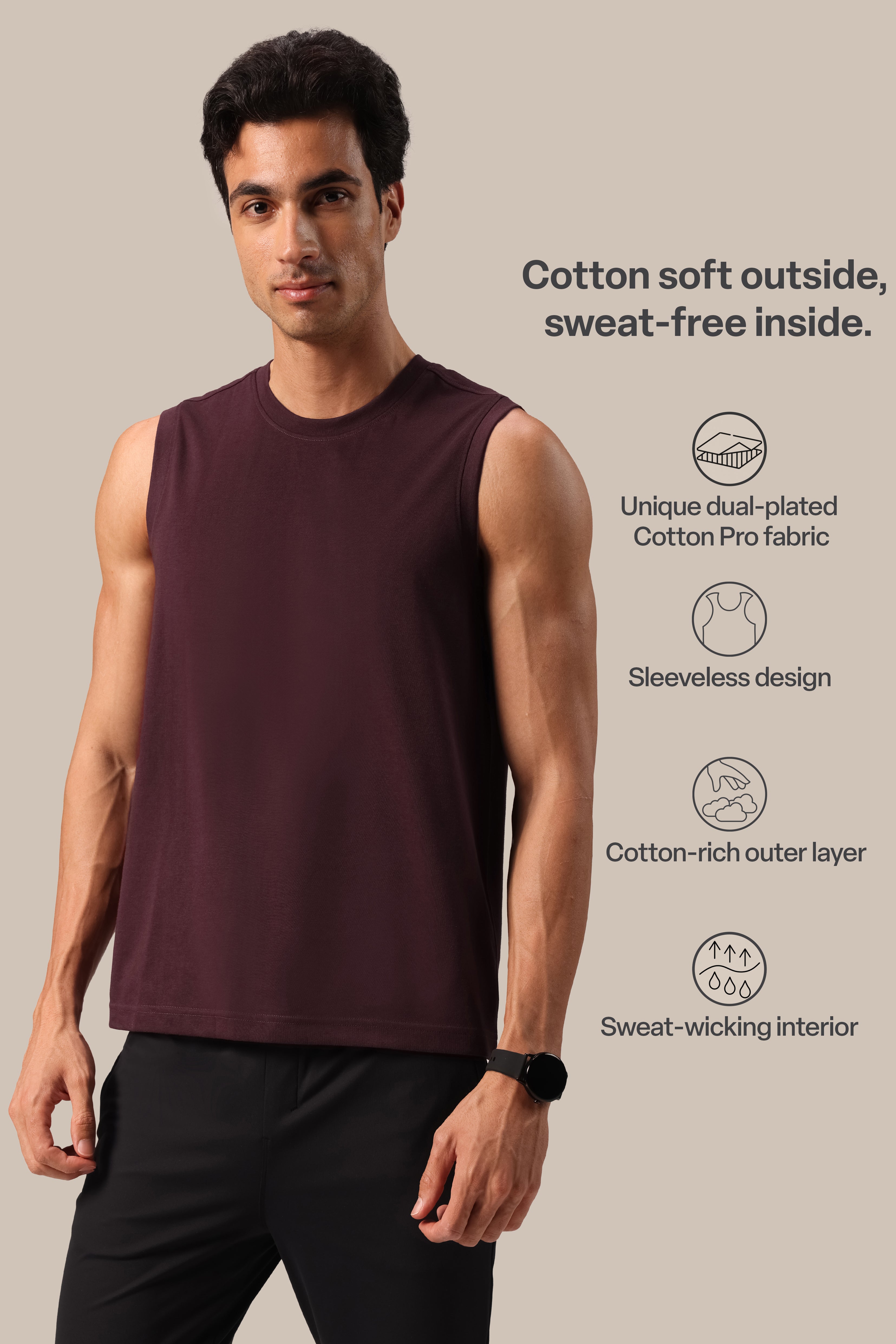 The Cotton Pro Muscle Tee