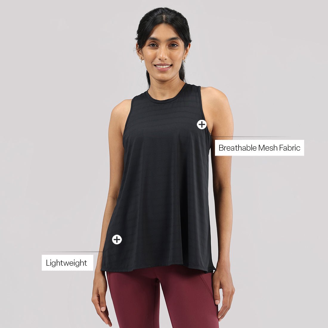 Most Breathable - Overlapped Mesh Tank - BlissClub