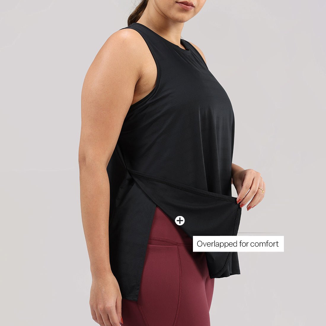 Most Breathable - Overlapped Mesh Tank - BlissClub