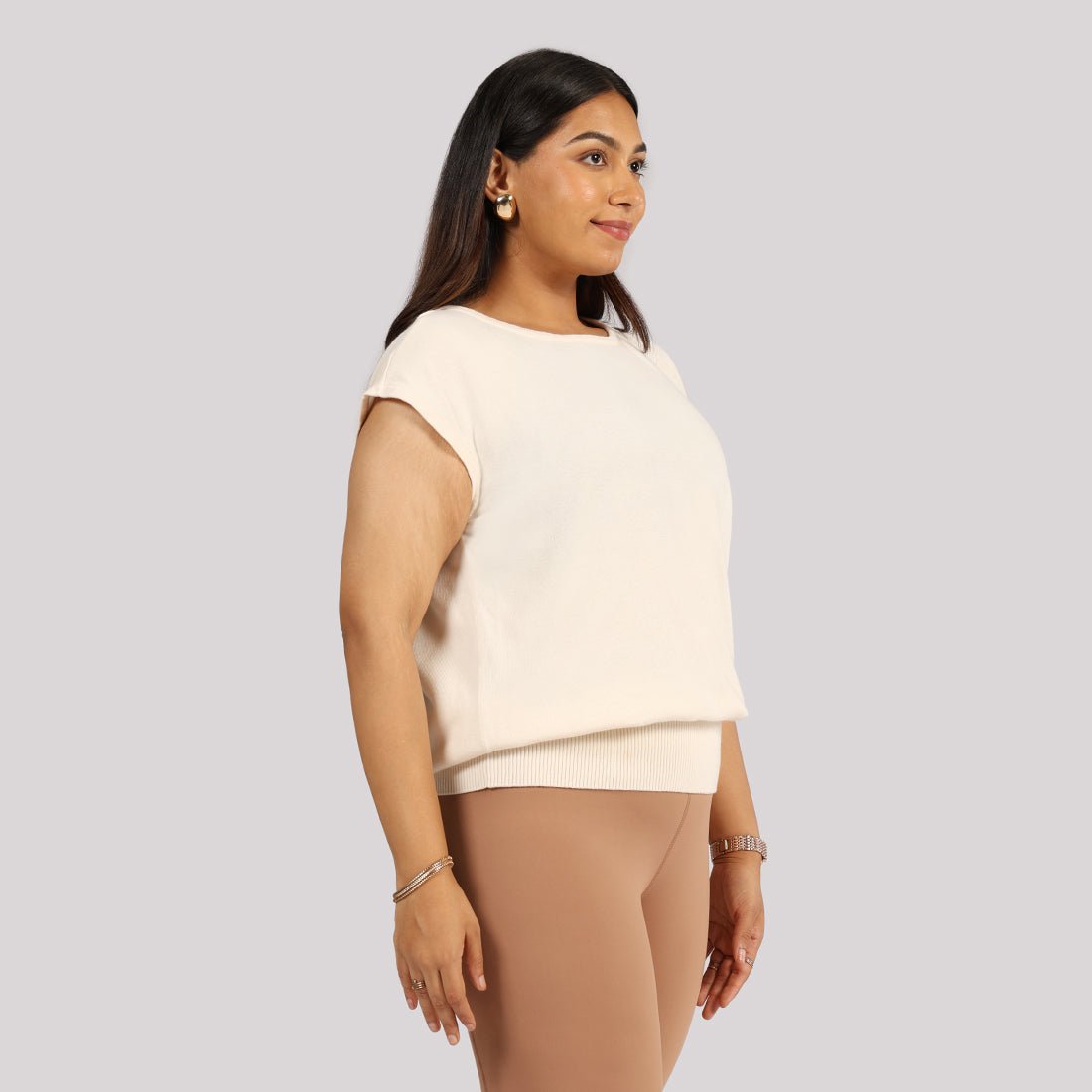 Move All Day Cap Sleeves Top - BlissClub