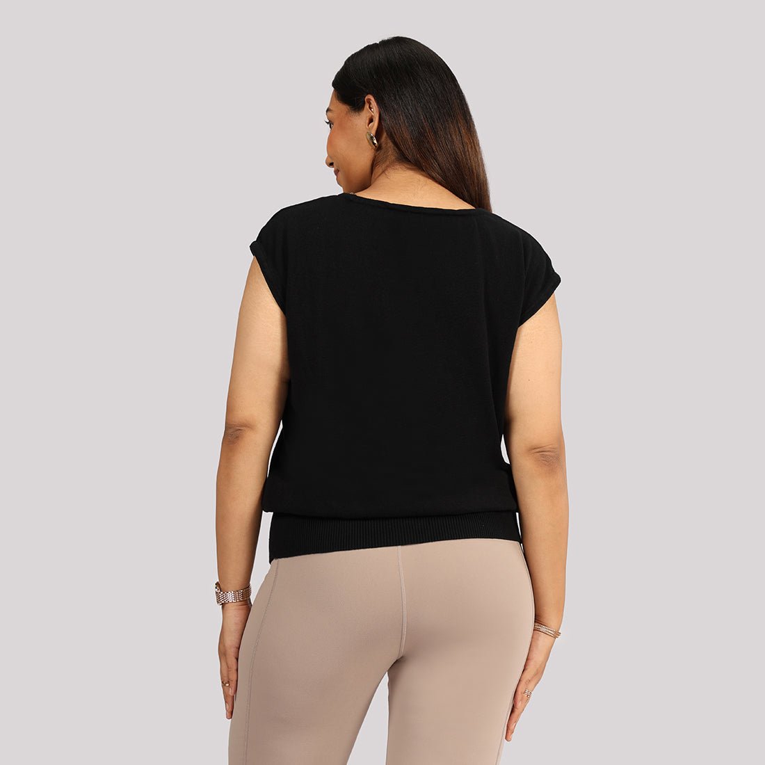 Move All Day Cap Sleeves Top - BlissClub