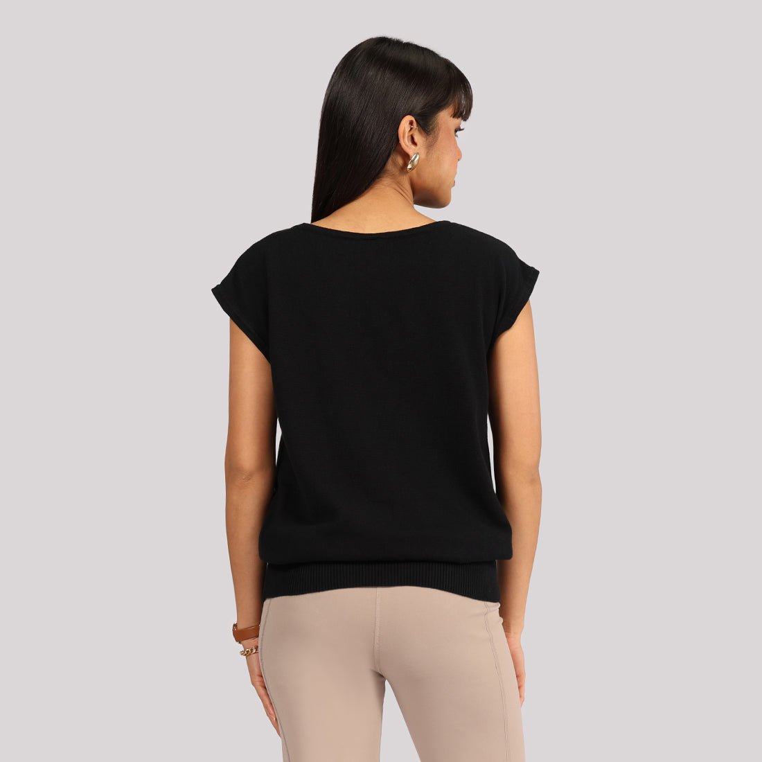 Move All Day Cap Sleeves Top - BlissClub