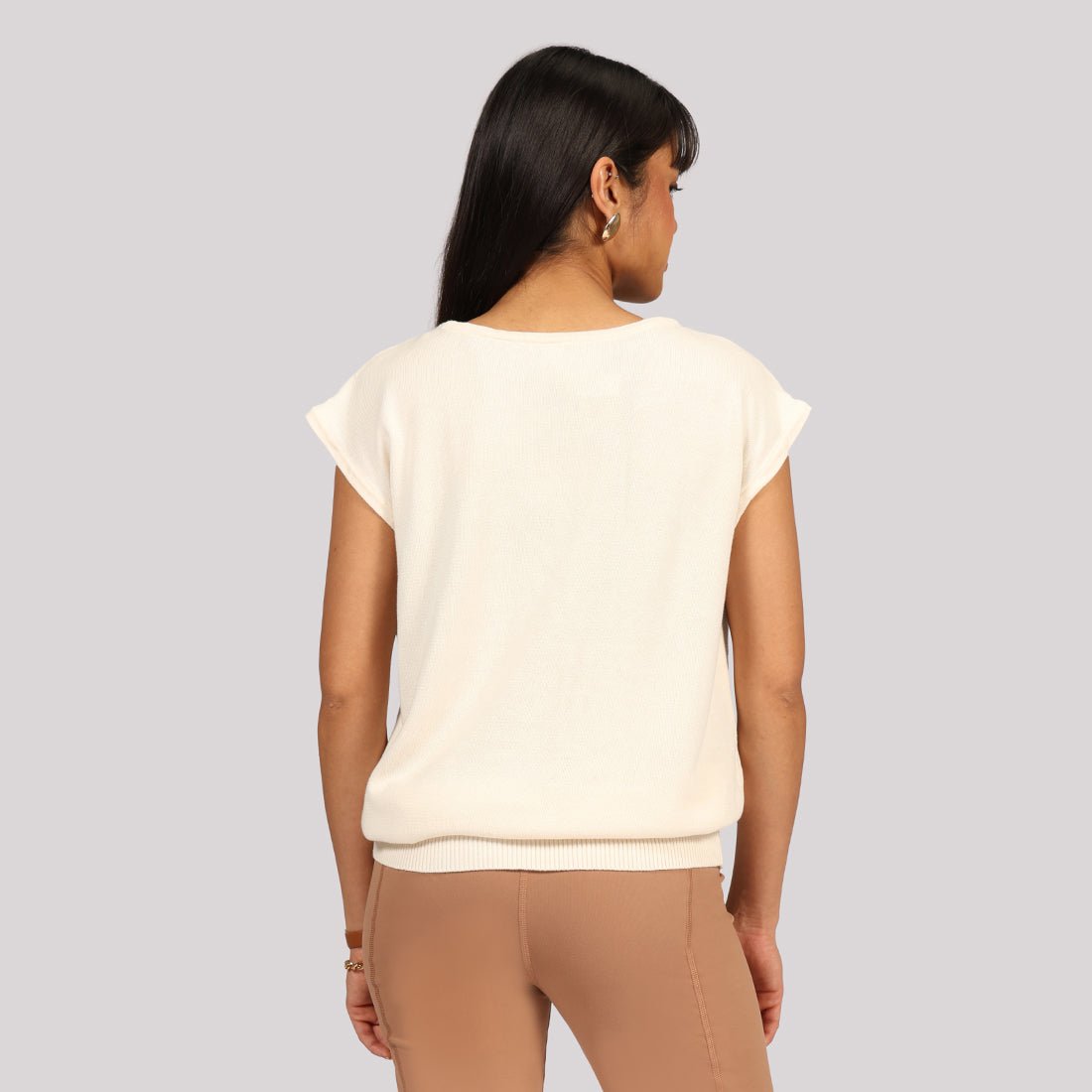 Move All Day Cap Sleeves Top - BlissClub