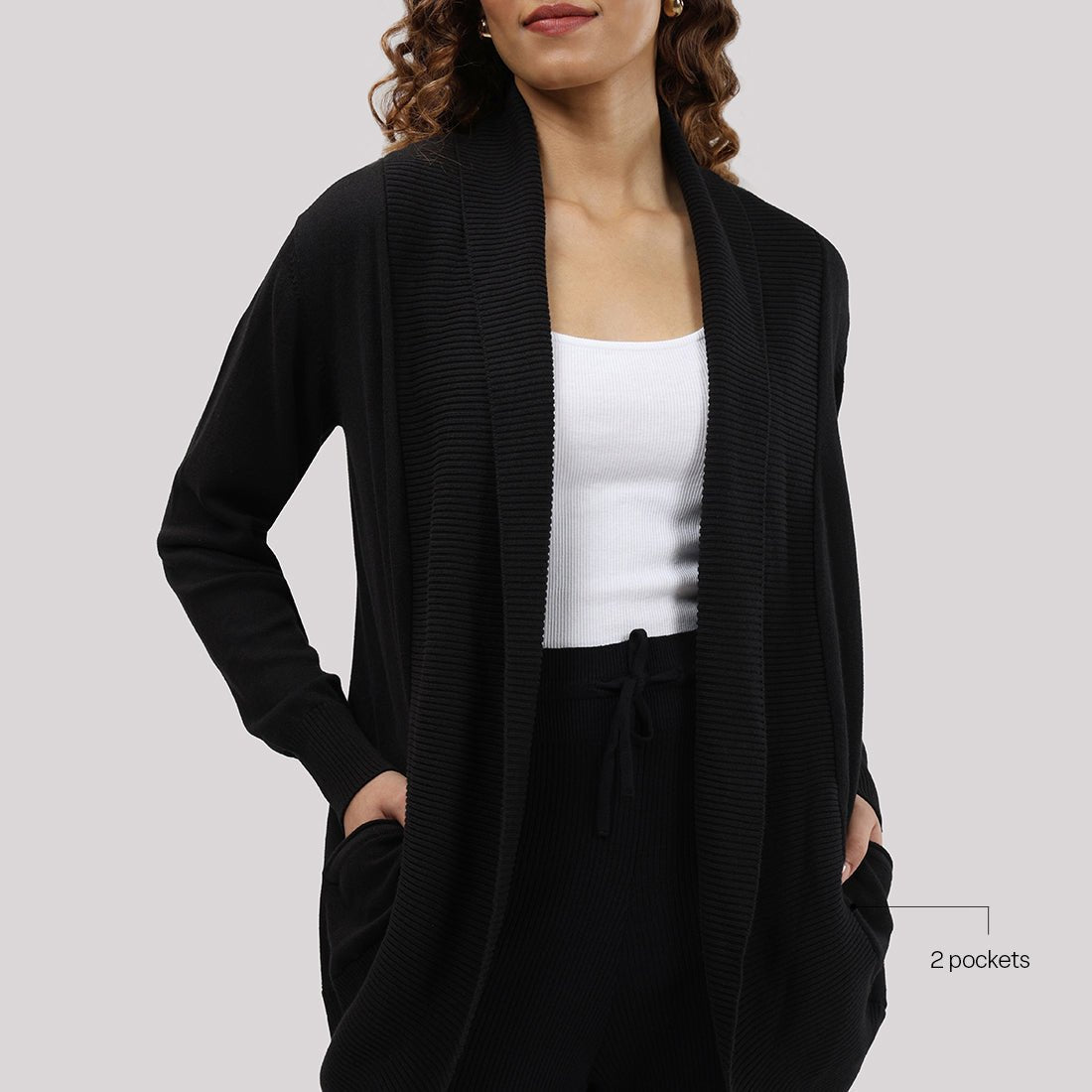 Move All Day Collared Shrug - BlissClub