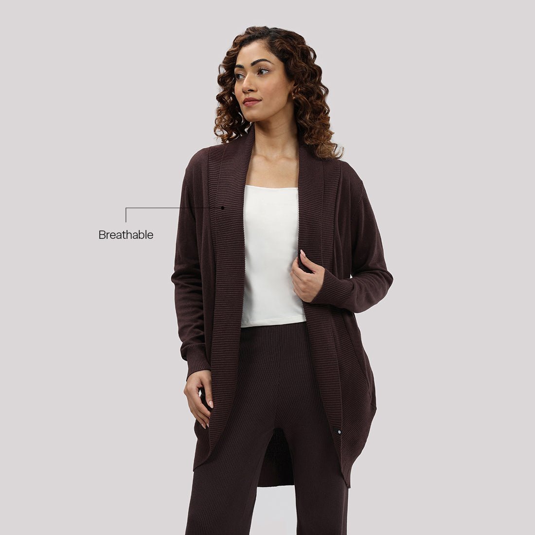 Move All Day Collared Shrug - BlissClub