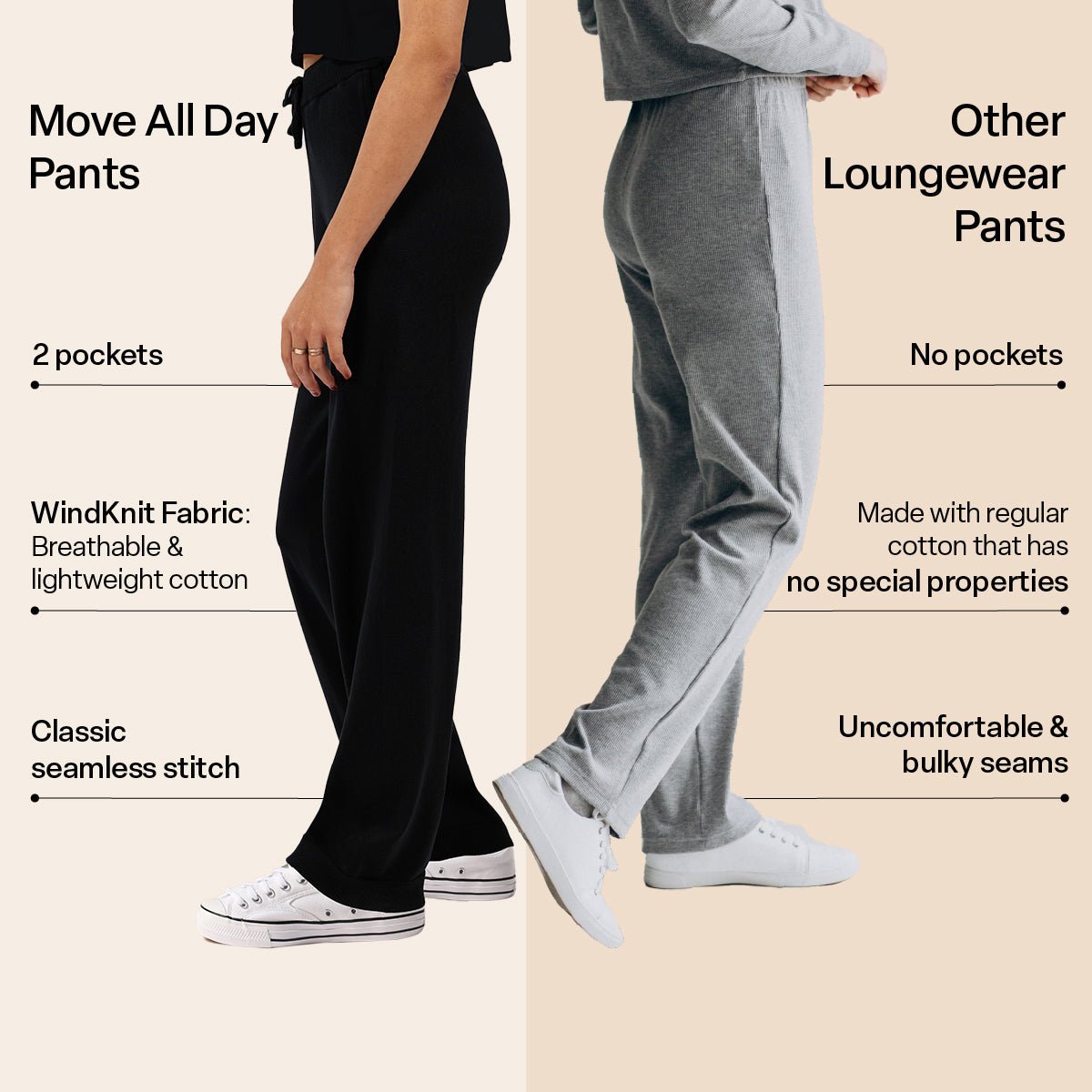Move All Day Cotton Wide Pants - BlissClub