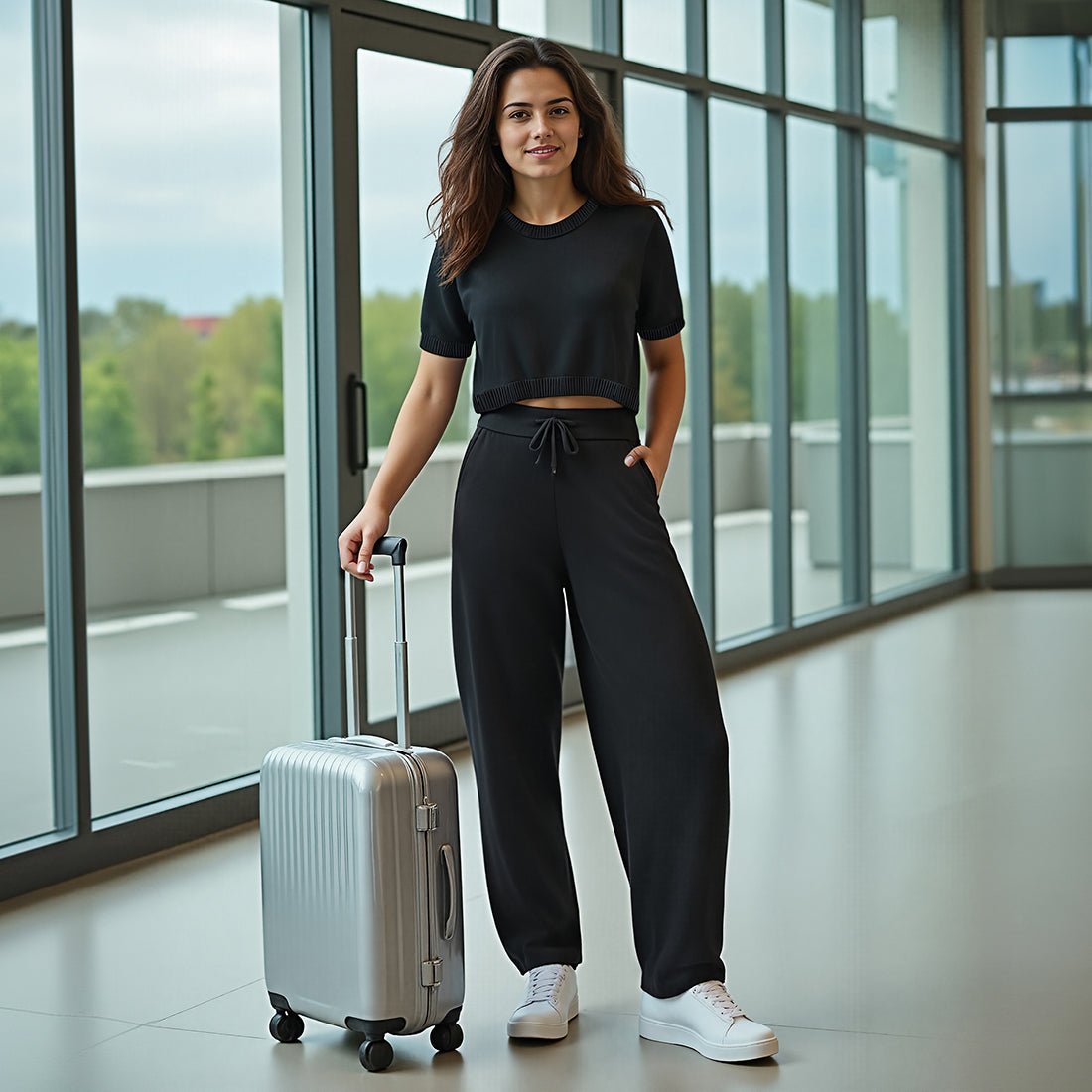 Move All Day Cotton Wide Pants - Tall - BlissClub