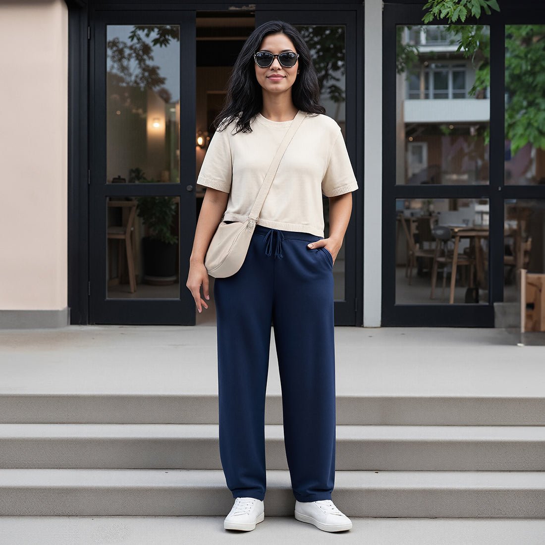 Move All Day Cotton Wide Pants - Tall - BlissClub