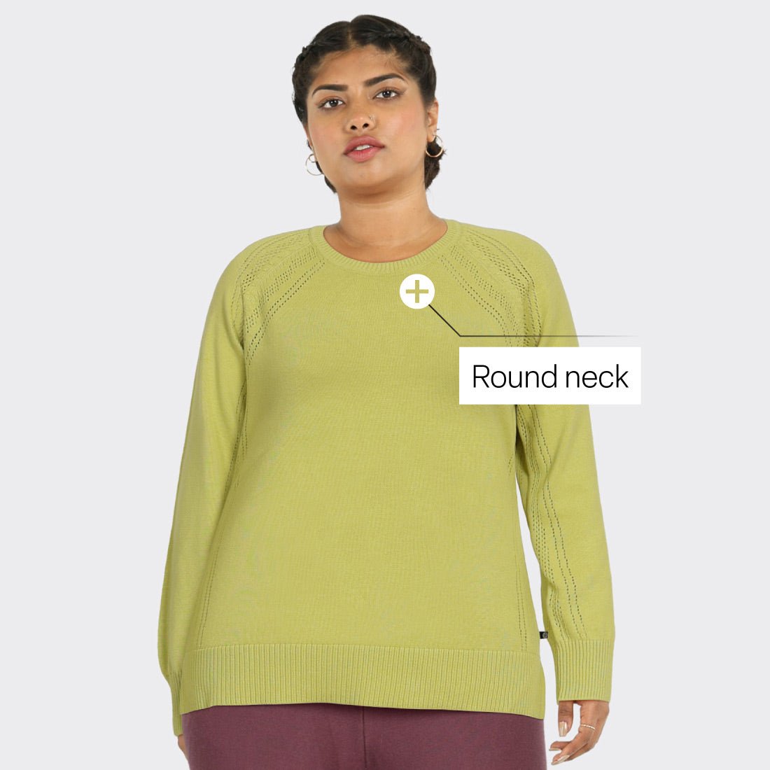 Move All Day CottonKnit Top Full Sleeves - BlissClub