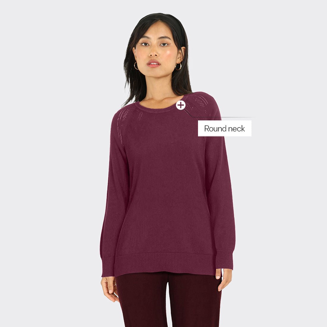 Move All Day CottonKnit Top Full Sleeves - BlissClub
