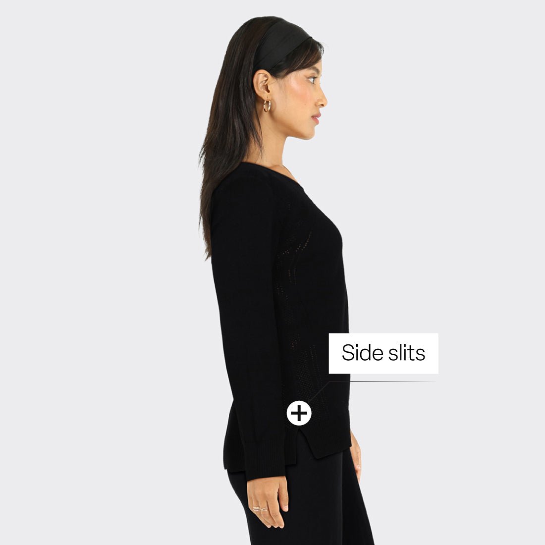 Move All Day CottonKnit Top Full Sleeves - BlissClub