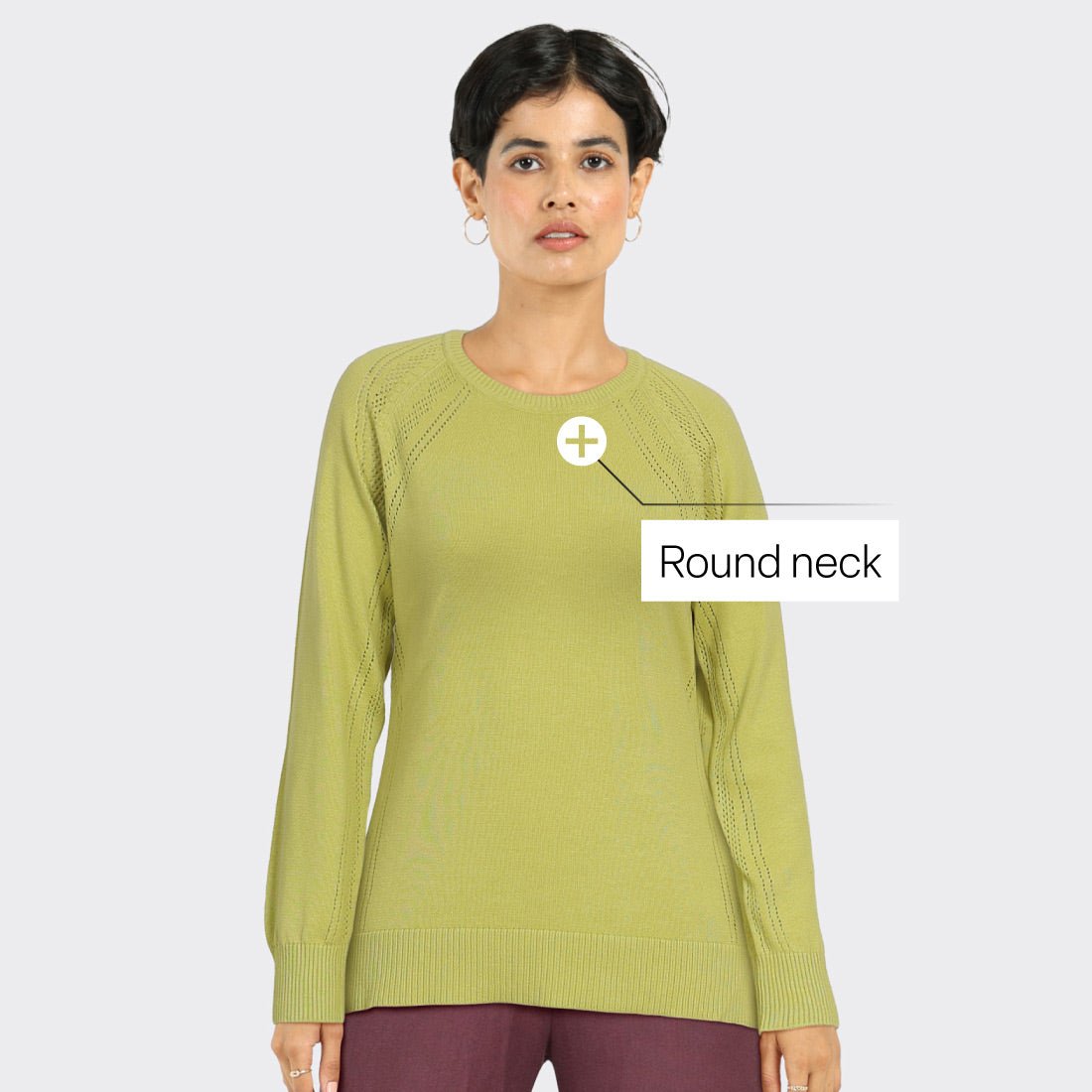 Move All Day CottonKnit Top Full Sleeves - BlissClub