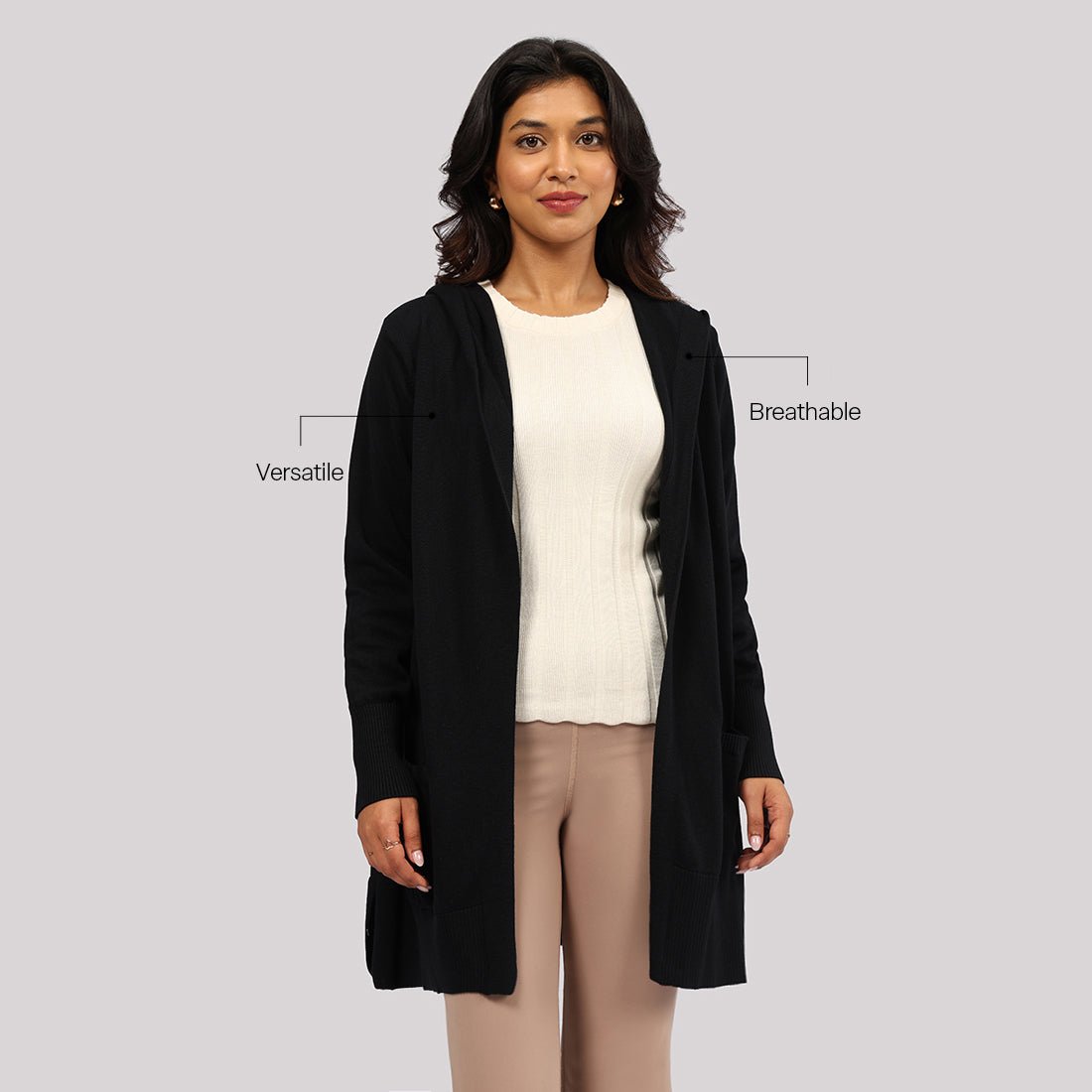 Move All Day Hooded Shrug - BlissClub