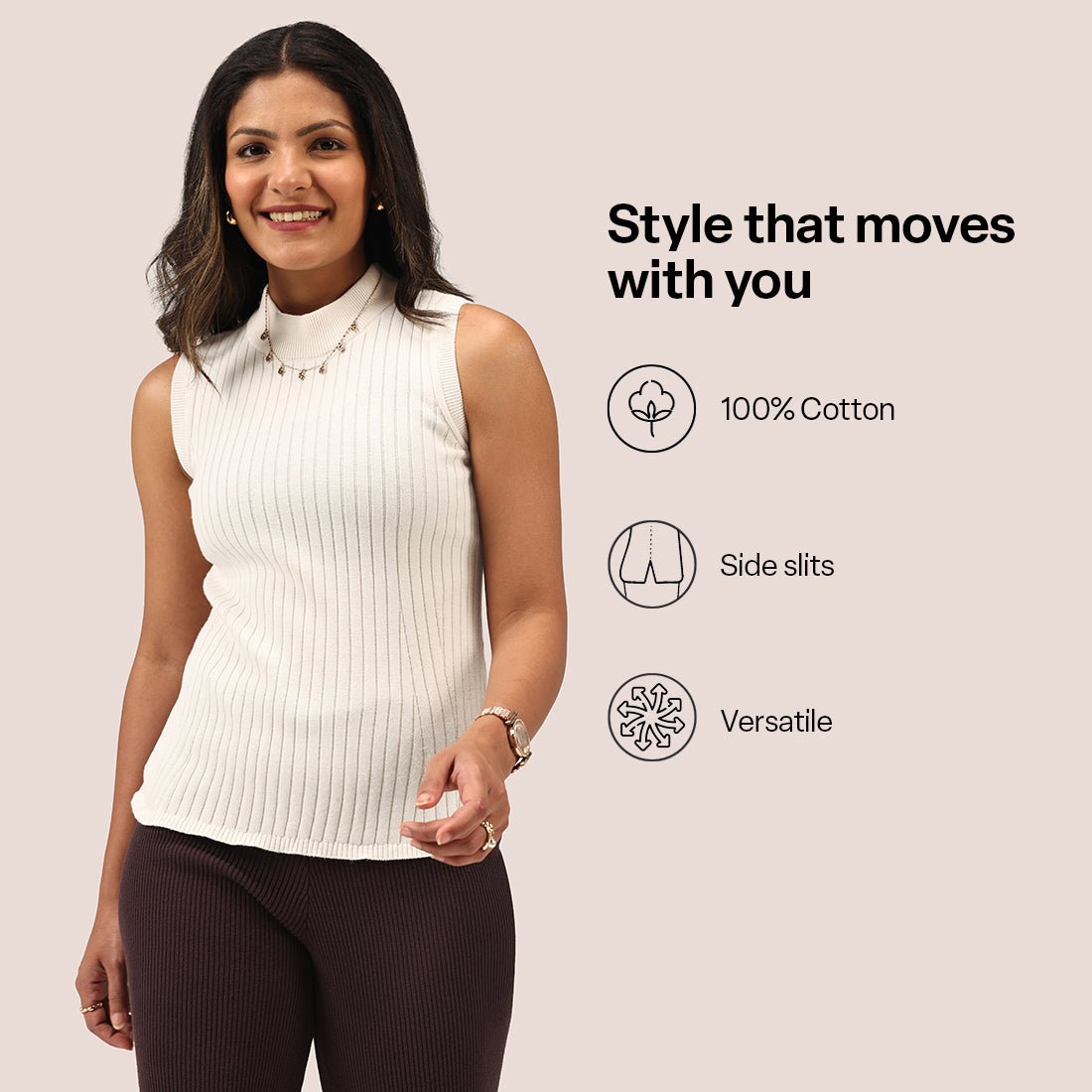 Move All Day Sleeveless Top - BlissClub