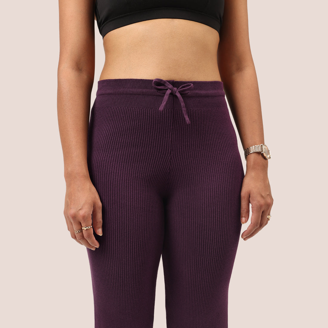 All Day Cotton Ribbed Pants
