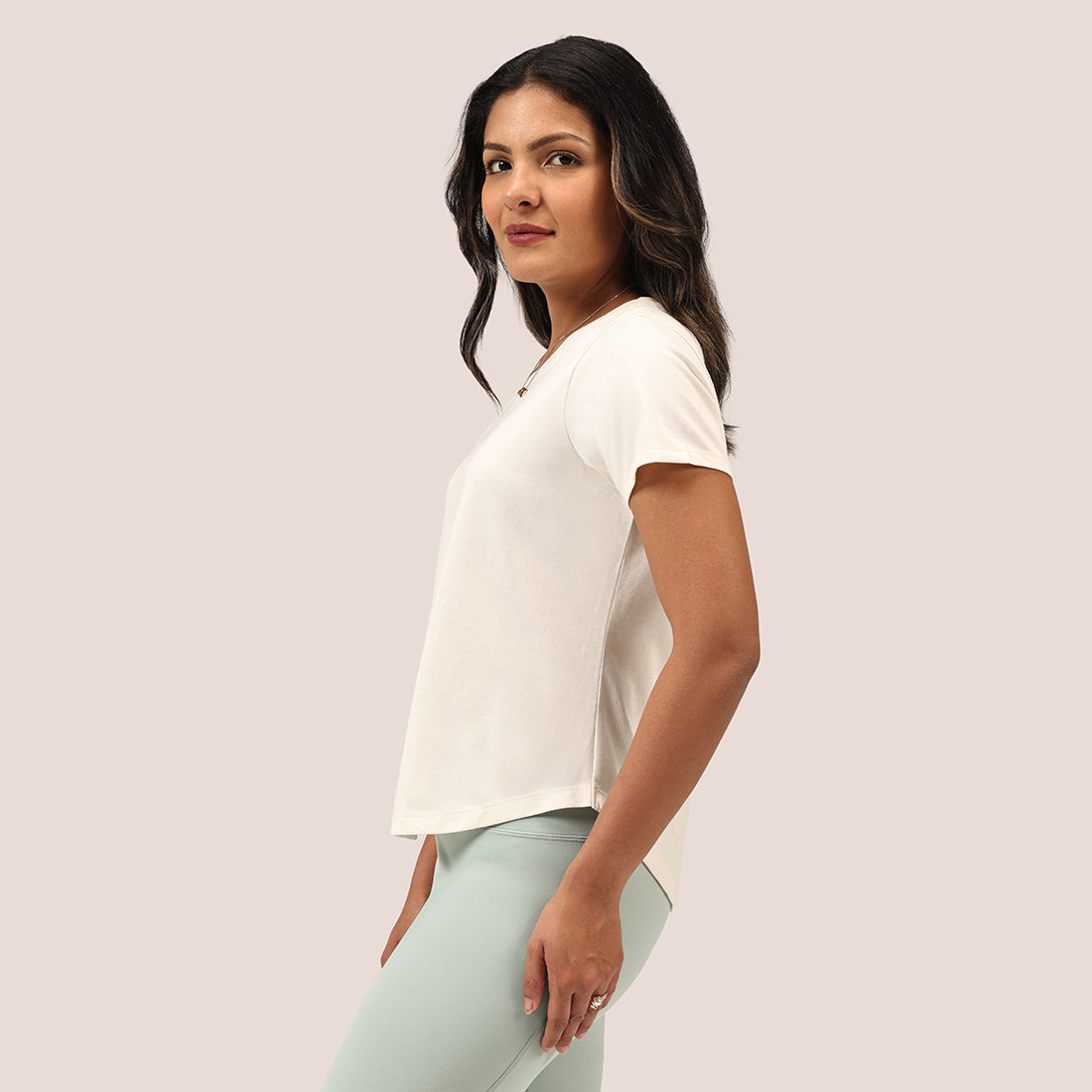 Cotton Pro Curved Hem Tee