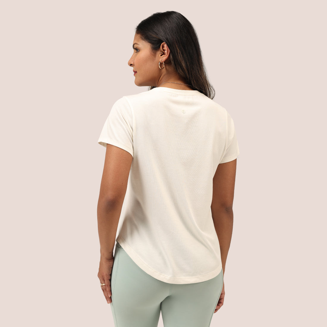 Cotton Pro Curved Hem Tee