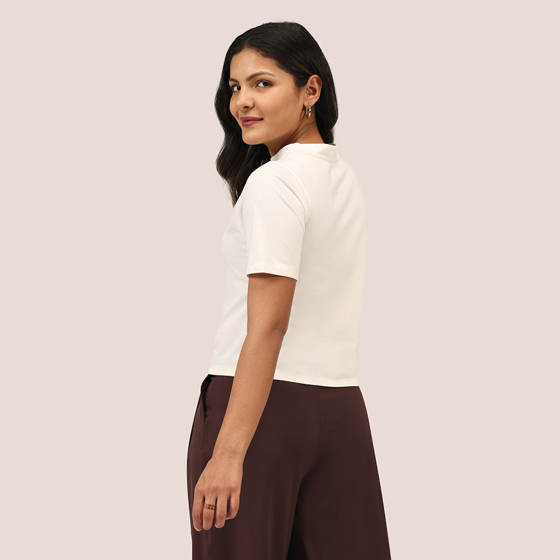 Cotton Pro High Neck Top