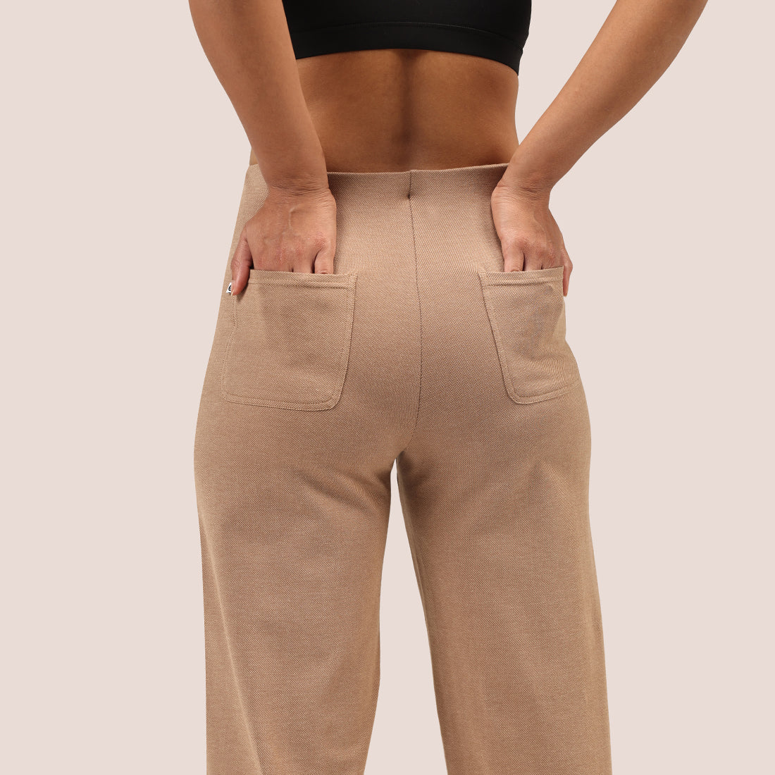 Work-To-Wine Twill Wide Dart Pants