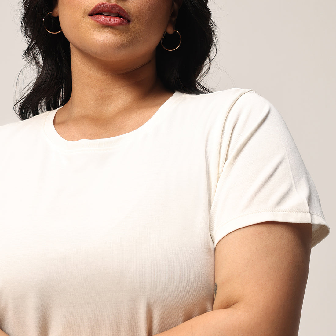 Cotton Pro Curved Hem Tee