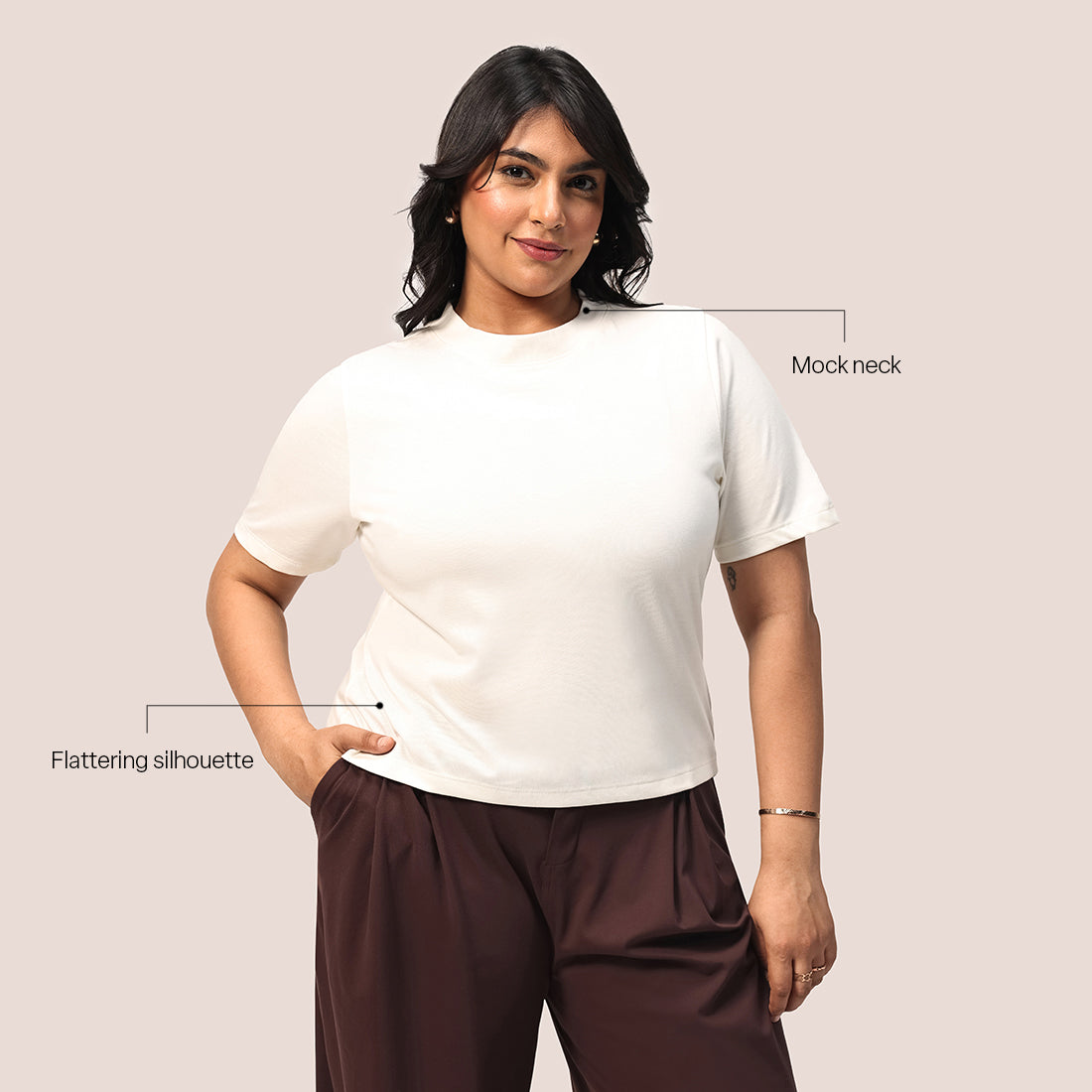 Cotton Pro High Neck Top
