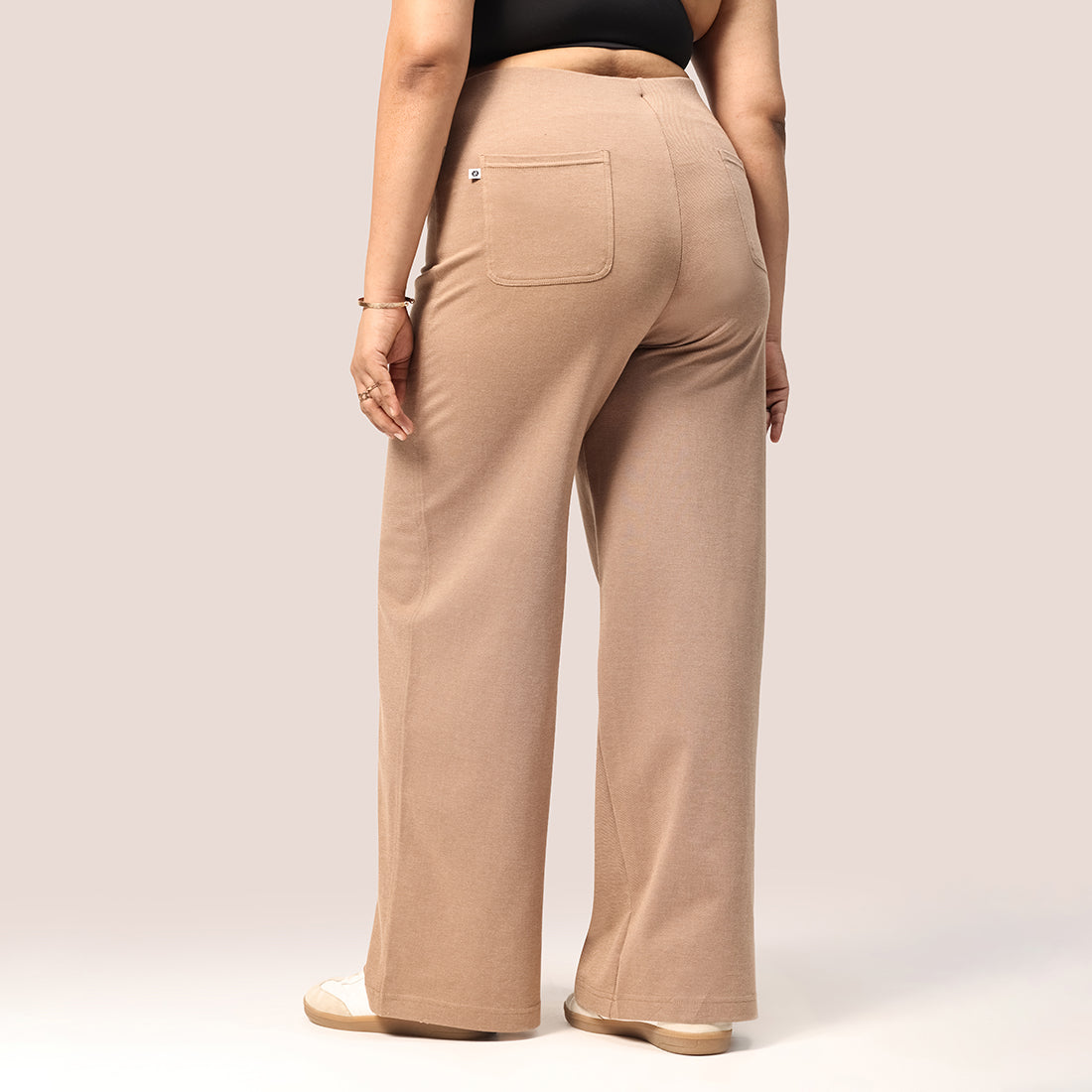 Work-To-Wine Twill Wide Dart Pants