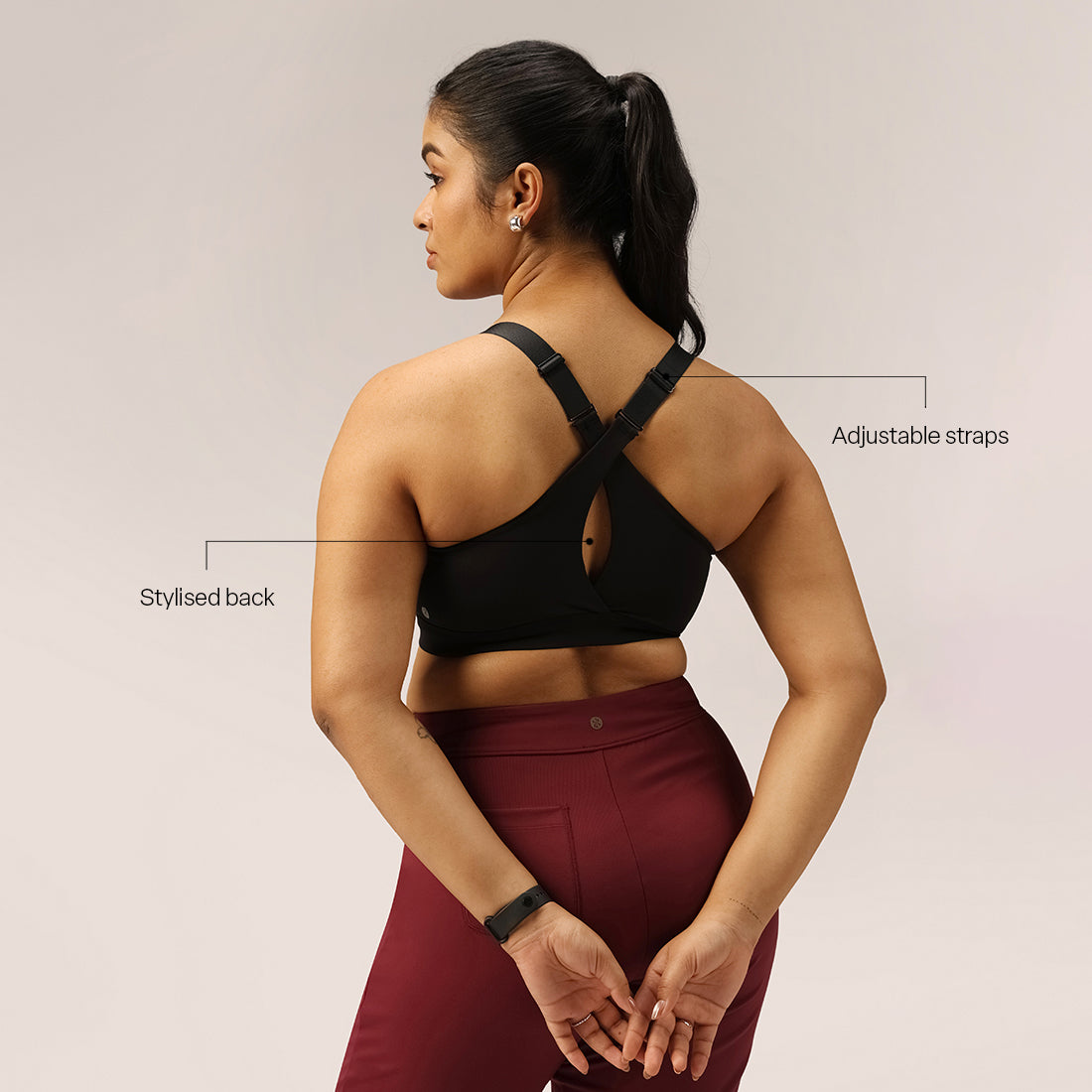 Zip-Up Sports Bra