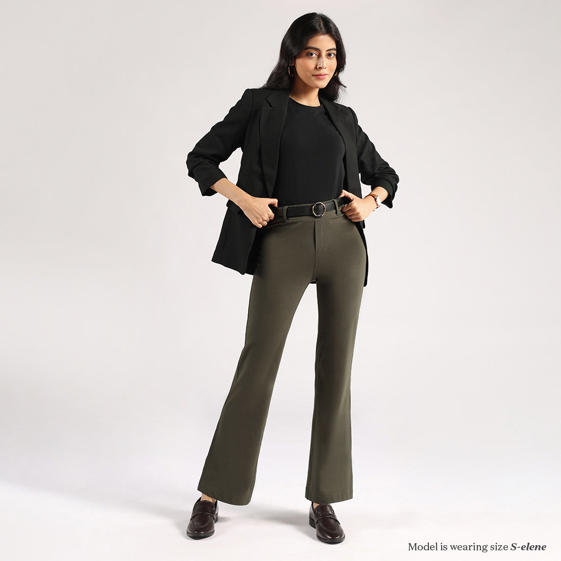 AM:PM Air Flare Trousers - Cotton Tall