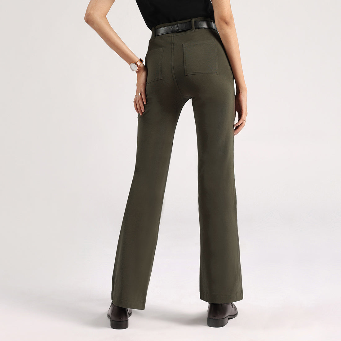 AM:PM Air Flare Trousers - Cotton Tall