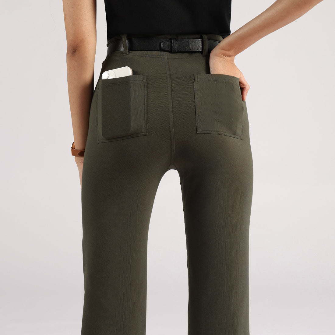 AM:PM Air Flare Trousers - Cotton Tall