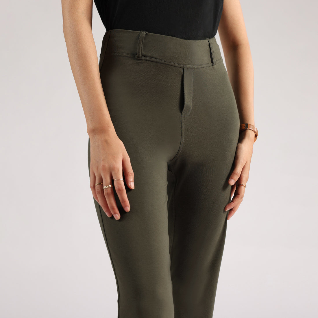 AM:PM Air Flare Trousers - Cotton Tall