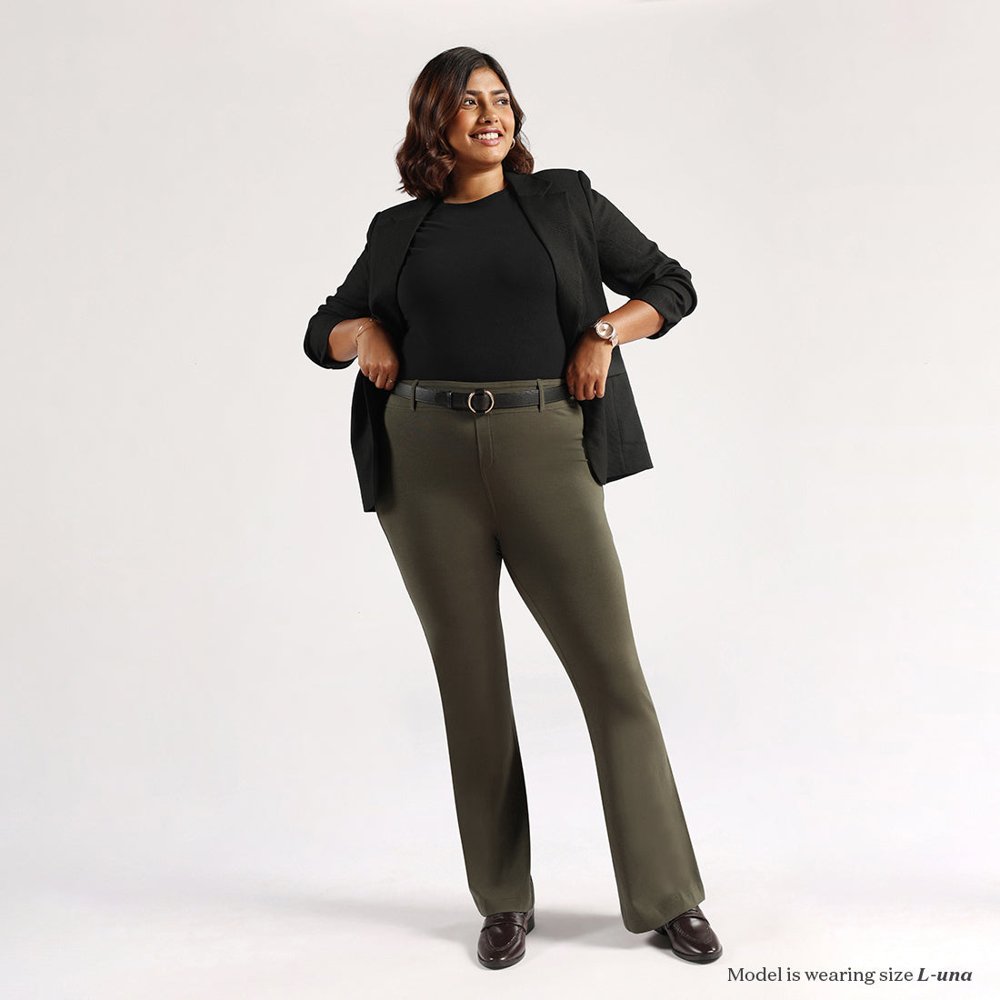 AM:PM Air Flare Trousers - Cotton Tall
