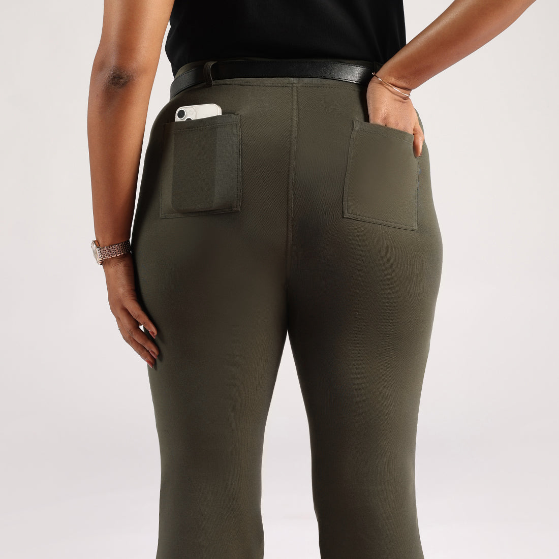 AM:PM Air Flare Trousers - Cotton Tall