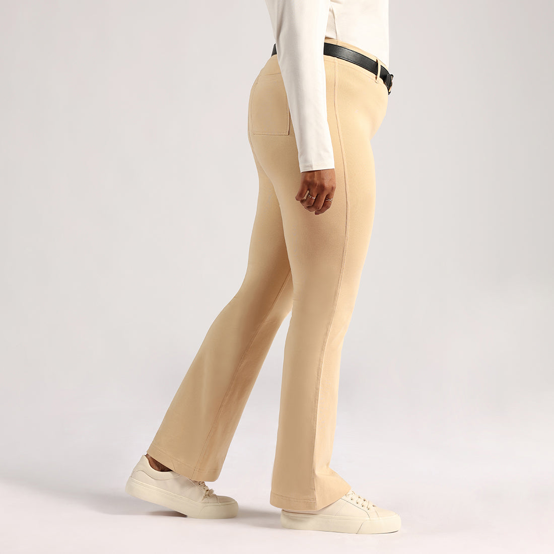 AM:PM Air Flare Trousers - Cotton Tall