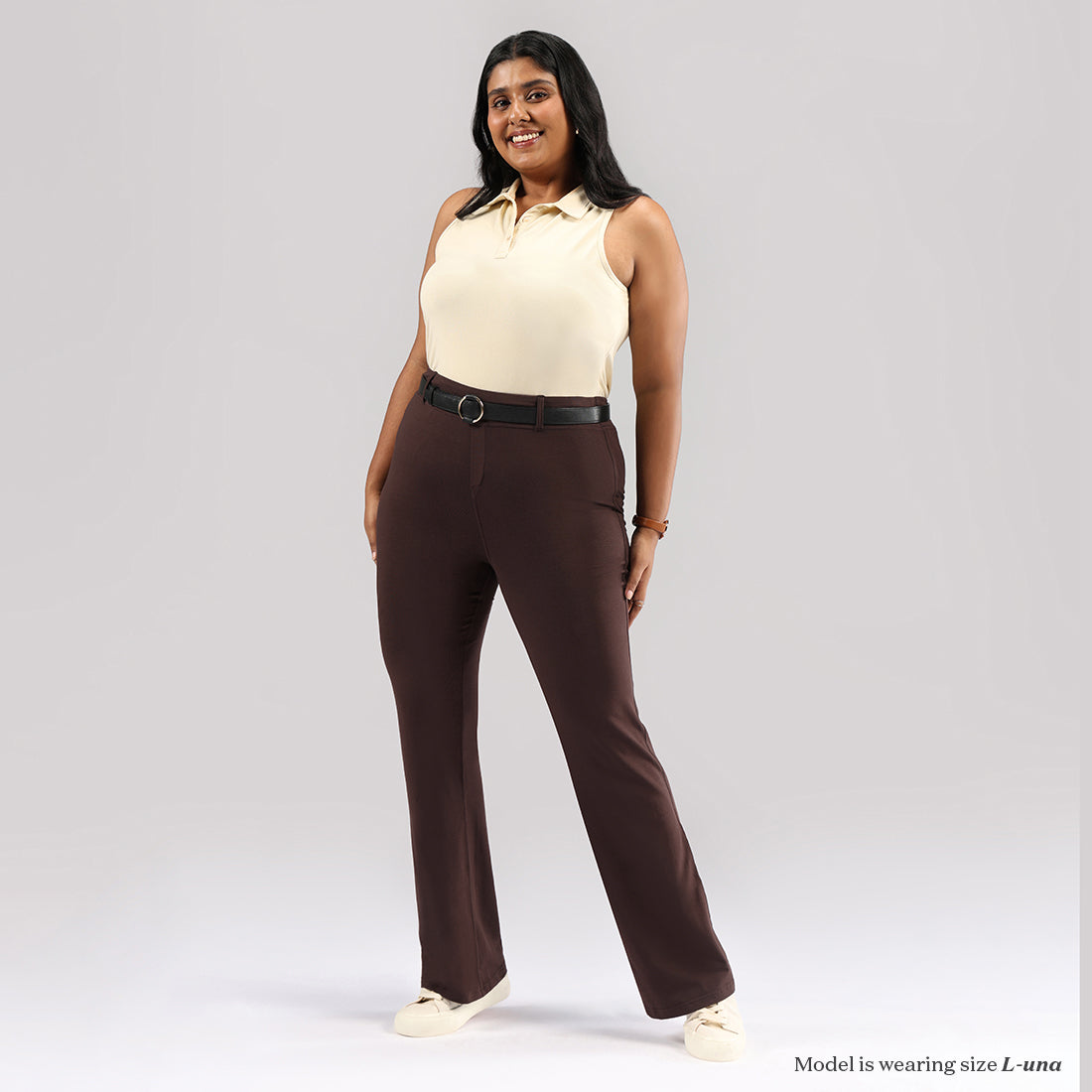 AM:PM Air Flare Trousers - Cotton Tall