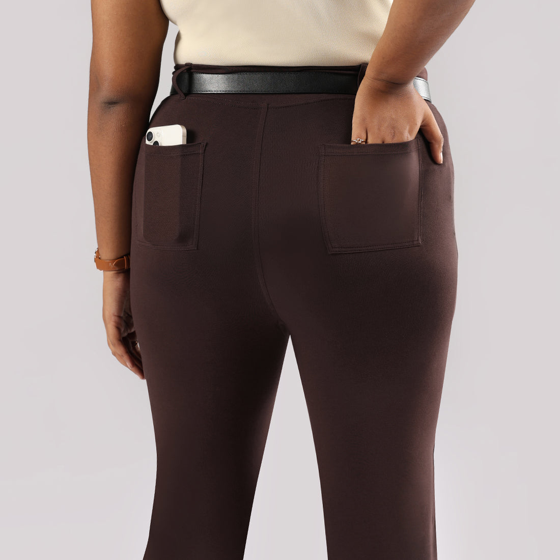 AM:PM Air Flare Trousers - Cotton Tall