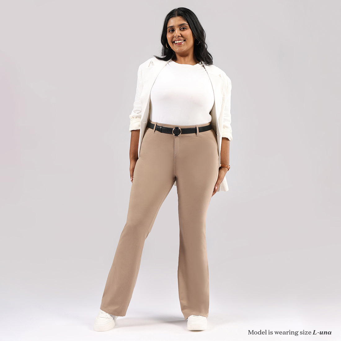 AM:PM Air Flare Trousers - Cotton Tall