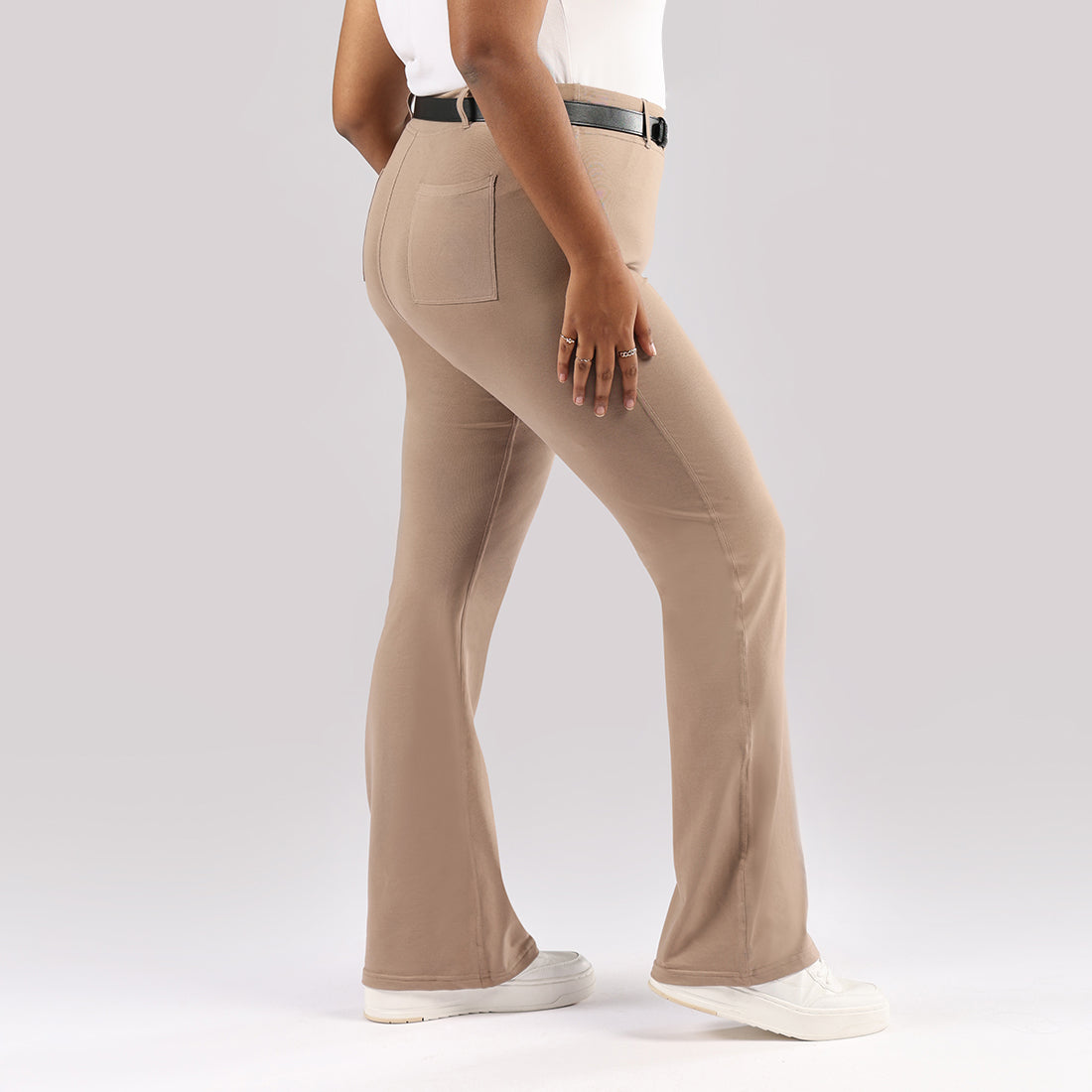 AM:PM Air Flare Trousers - Cotton Tall