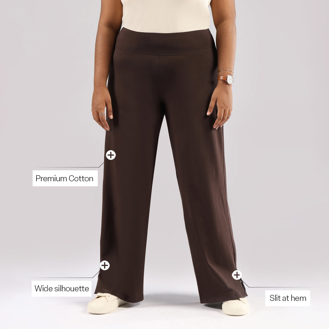 AM:PM Air Wide Trousers - Cotton Tall