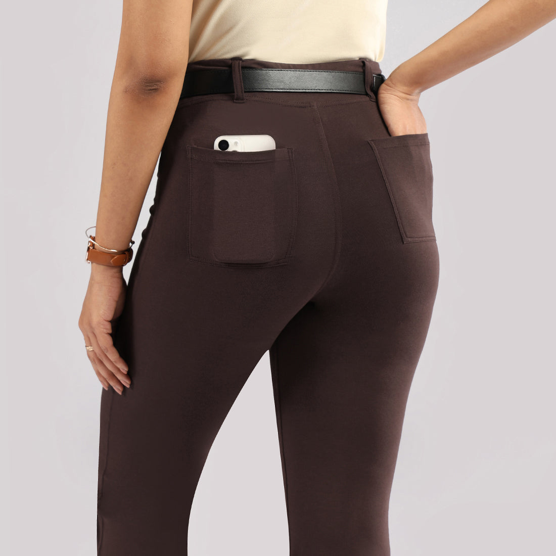 AM:PM Air Flare Trousers - Cotton Tall