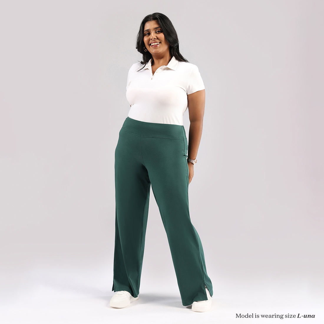 AM:PM Air Wide Trousers - Cotton Tall