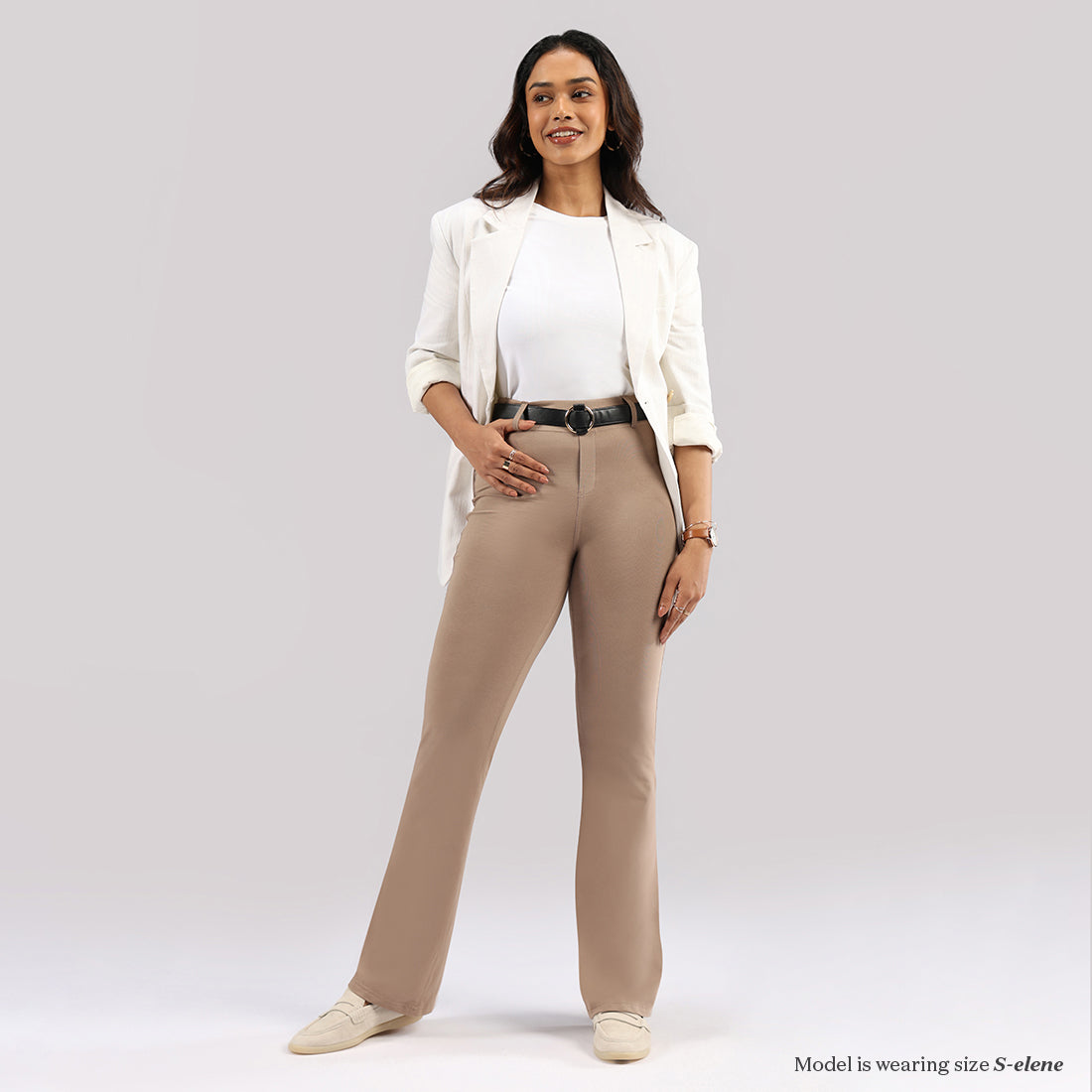 AM:PM Air Flare Trousers - Cotton Tall