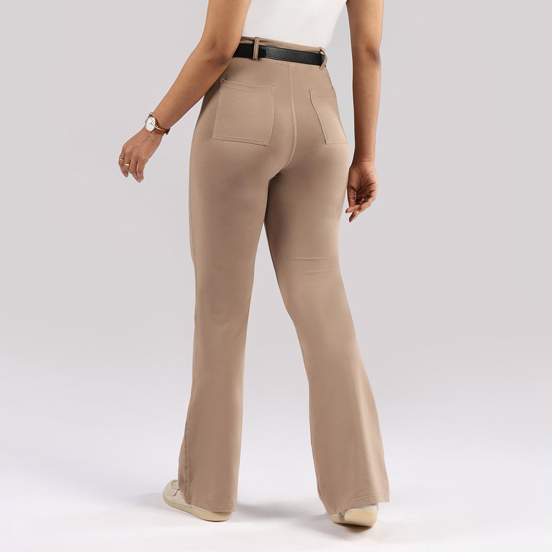 AM:PM Air Flare Trousers - Cotton Tall