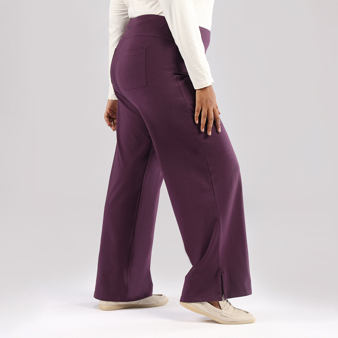 AM:PM Air Wide Trousers - Cotton Tall
