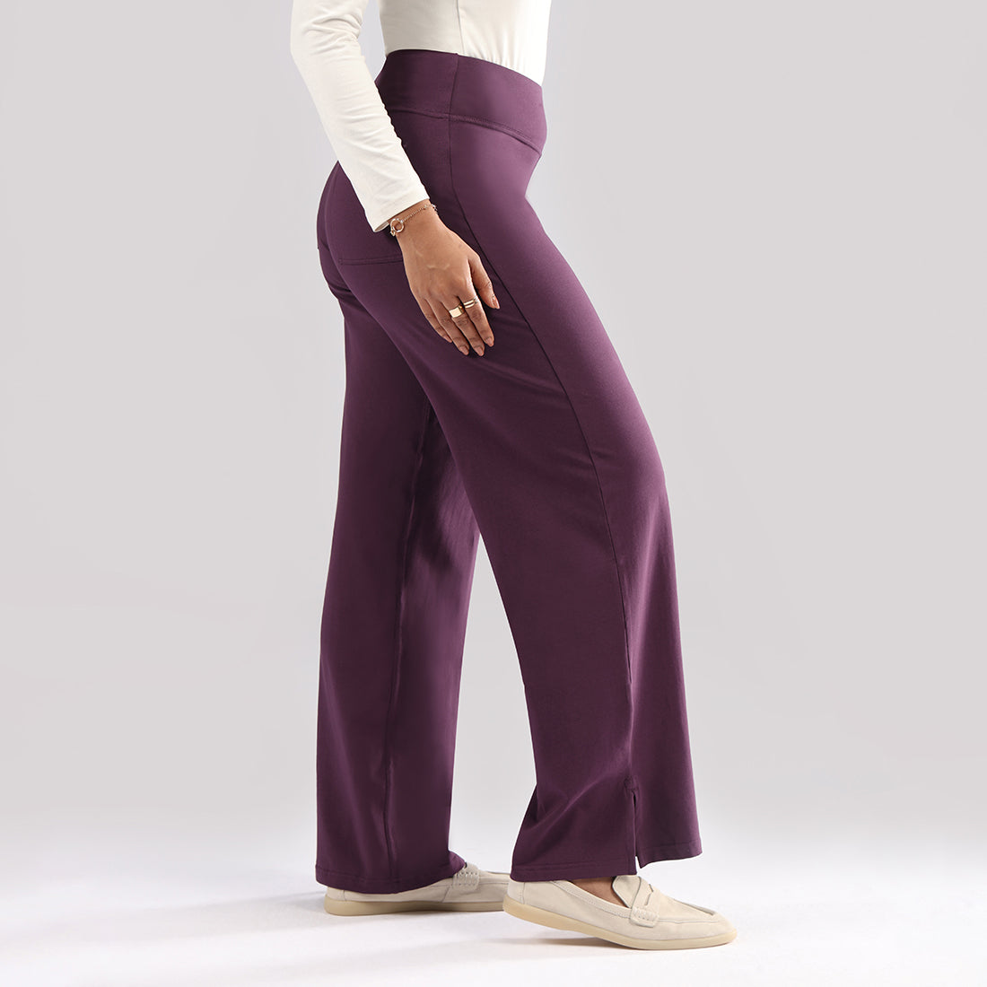 AM:PM Air Wide Trousers - Cotton Tall